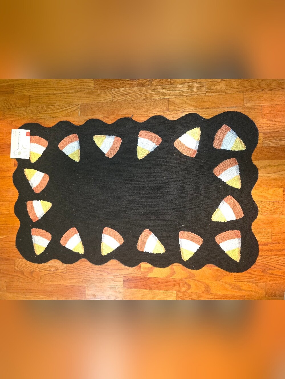 Loloi Candy Corn Accent Rug Halloween NWT